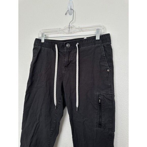 Vuori Women's Ripstop Pants Charcoal Gray Drawstring Pockets Athleisure Small - Picture 4 of 10
